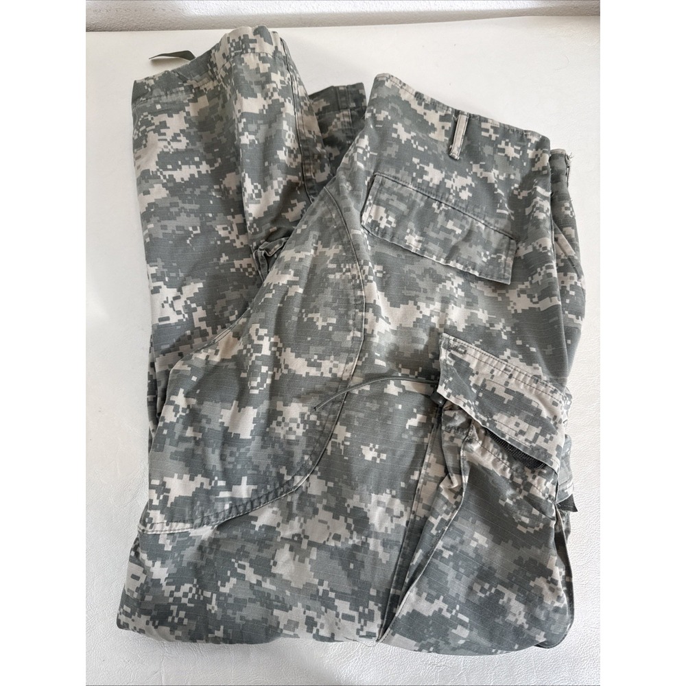 Camo Pants Men Medium Digital Cargo Ripstop Army Military Combat Duty